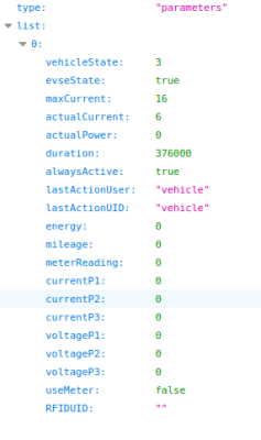 smartWB getParameters