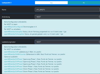 MQTT Konfiguration