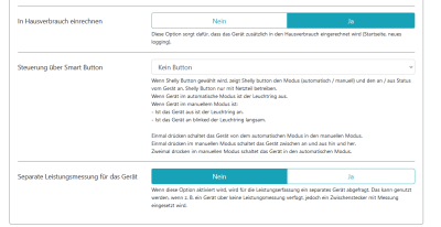 Einstellung SmartHome 2.0 Teil 4/4