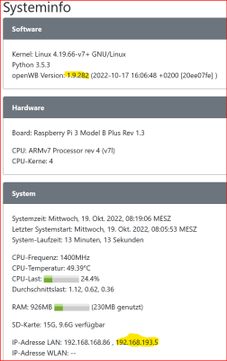 Die IPs sollten OK sein