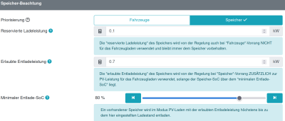 Speichervorrang