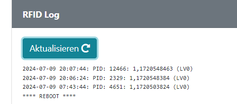 RFID log