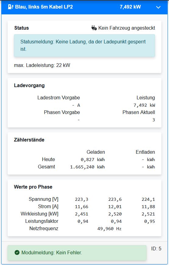Sofort beginnende Landung trotz Sperrung und Lademodus &quot;Stopp&quot; bei LP2